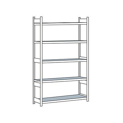 Estantería SCHULTE - Acero resistente, 150x60x300 cm - Unidad de estanterías Estantería SCHULTE - Acero resistente, 150x60x300 cm - Unidad de estanterías