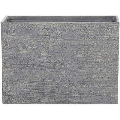 BELIANI Maceta De Piedra Gris 34 X 80 X 56 Cm Rectangular Para Interior Y Exterior Edessa BELIANI Maceta De Piedra Gris 34 X 80 X 56 Cm Rectangular Para Interior Y Exterior Edessa