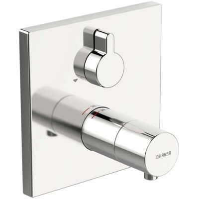 Hansa Varox Pro - Grifo Empotrado Termostático Para 2 Dispositivos, Cromo 40589073 Hansa Varox Pro - Grifo Empotrado Termostático Para 2 Dispositivos, Cromo 40589073