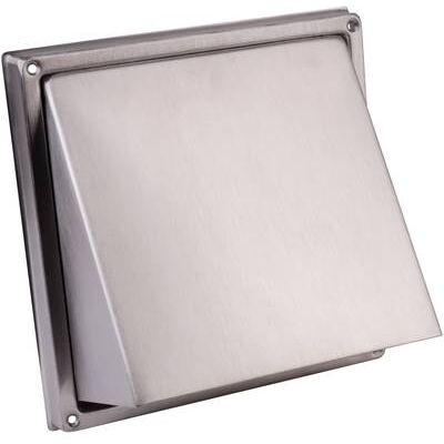 Wallair NW 100 Cubierta de ventilación de acero inoxidable - 10cm diámetro Wallair NW 100 Cubierta de ventilación de acero inoxidable - 10cm diámetro