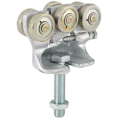 Helm Modelo 492 Rodillos para Puerta Corredera de Acero Galvanizado - Ajustable en Altura Helm Modelo 492 Rodillos para Puerta Corredera de Acero Galvanizado - Ajustable en Altura