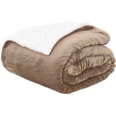 Manta Camel 240 X 270 Cm 3.17 Kg Lana Vidaxl Manta Camel 240 X 270 Cm 3.17 Kg Lana Vidaxl