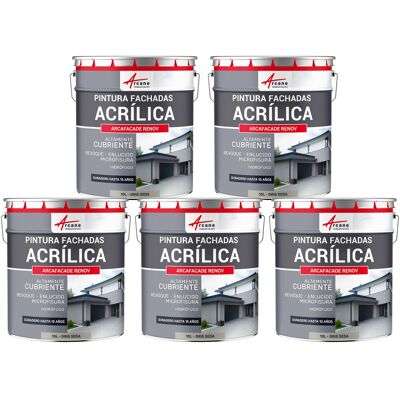 ARCANE INDUSTRIES Pintura Acrílica Para Exteriores, Impermeable Y Duradera Para Fachadas Exteriores - Arcafaçade Renov ARCANE INDUSTRIES Pintura Acrílica Para Exteriores, Impermeable Y Duradera Para Fachadas Exteriores - Arcafaçade Renov