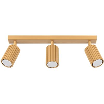 Sollux Lighting Karbon Minimalist Spotlight Bar 3 Light Gold - Barra de focos Sollux Lighting Karbon Minimalist Spotlight Bar 3 Light Gold - Barra de focos
