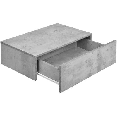 HELLOSHOP26 Estante De Pared Para Dormitorio Con 1 Cajón Color Cemento 46 X 30 X 15 Cm 030001797 HELLOSHOP26 Estante De Pared Para Dormitorio Con 1 Cajón Color Cemento 46 X 30 X 15 Cm 030001797
