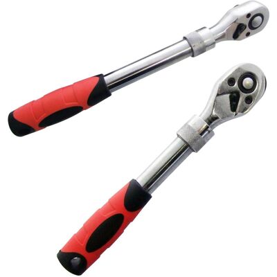 Trade Shop Llave de trinquete reversible telescópica 1/4" Trade Shop Llave de trinquete reversible telescópica 1/4"