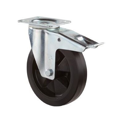 BS Modelo L420.B60.200 Rueda giratoria industrial - Rueda de transporte BS Modelo L420.B60.200 Rueda giratoria industrial - Rueda de transporte