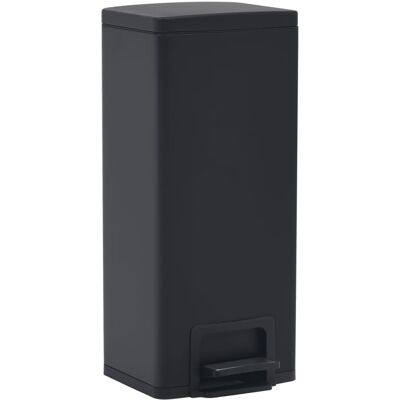 HelloShop26 - Papelera30L-InoxNegro - negro - acero inoxidable - Papelera HelloShop26 - Papelera30L-InoxNegro - negro - acero inoxidable - Papelera