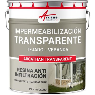 ARCANE INDUSTRIES Membrana Líquida Impermeabilizante Transparente: Para Tejados Y Verandas - Arcathan Transparent ARCANE INDUSTRIES Membrana Líquida Impermeabilizante Transparente: Para Tejados Y Verandas - Arcathan Transparent