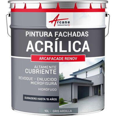 ARCANE INDUSTRIES Pintura Acrílica Para Exteriores, Impermeable Y Duradera Para Fachadas Exteriores - Arcafaçade Renov ARCANE INDUSTRIES Pintura Acrílica Para Exteriores, Impermeable Y Duradera Para Fachadas Exteriores - Arcafaçade Renov