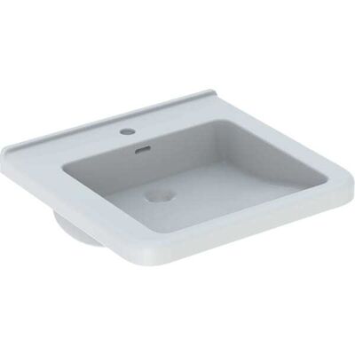 Lavabo Geberit Renova Comfort Cuadrado - Accesible, 55x52.5cm Lavabo Geberit Renova Comfort Cuadrado - Accesible, 55x52.5cm