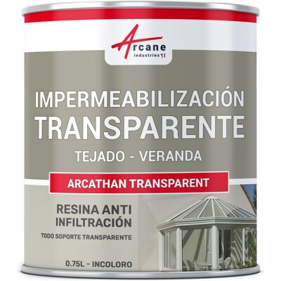 ARCANE INDUSTRIES Membrana Líquida Impermeabilizante Transparente: Para Tejados Y Verandas - Arcathan Transparent ARCANE INDUSTRIES Membrana Líquida Impermeabilizante Transparente: Para Tejados Y Verandas - Arcathan Transparent