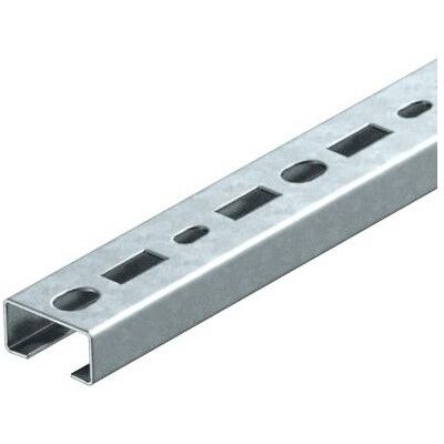 OBO Bettermann Rail de Perfil para cables - Acero 2000mm OBO Bettermann Rail de Perfil para cables - Acero 2000mm