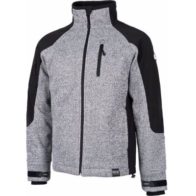 WORKTEAM Chaqueta Workshell Sport En Tejido De Punto Superpuesto Xl Gris Jaspeado+negro WORKTEAM Chaqueta Workshell Sport En Tejido De Punto Superpuesto Xl Gris Jaspeado+negro