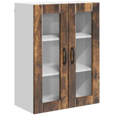 HELLOSHOP26 Armario De Cocina Moderno Práctico Almacenamiento Interior 60 X 31 X 80 Cm De Madera Contrachapada Roble Ahumado 020054107 HELLOSHOP26 Armario De Cocina Moderno Práctico Almacenamiento Interior 60 X 31 X 80 Cm De Madera Contrachapada Roble Ahumado 020054107