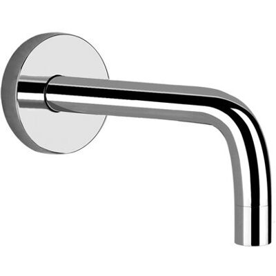 Gessi Emporio Via Tortona Caño de lavabo de pared - Proyección 166 mm Gessi Emporio Via Tortona Caño de lavabo de pared - Proyección 166 mm