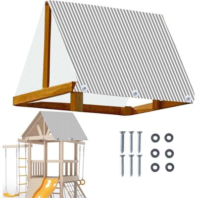 SANS MARQUE Toldo Para Parque Infantil, Toldo De Repuesto Para Casita De Juegos, Cubierta Impermeable Y Resistente Al Sol, Piezas De Equipo Robustas, Velas De Sombra Protectoras, Ideal Para Áreas De Juego Al Aire SANS MARQUE Toldo Para Parque Infantil, Toldo De Repuesto Para Casita De Juegos, Cubierta Impermeable Y Resistente Al Sol, Piezas De Equipo Robustas, Velas De Sombra Protectoras, Ideal Para Áreas De Juego Al Aire