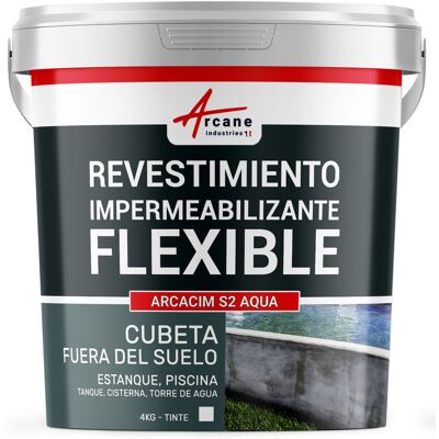 ARCANE INDUSTRIES Revoque Exterior Impermeable: Para Piscina Fuera De Tierra, Depósito, Cisterna, Tanque De Agua - Arcacim S2 Aqua ARCANE INDUSTRIES Revoque Exterior Impermeable: Para Piscina Fuera De Tierra, Depósito, Cisterna, Tanque De Agua - Arcacim S2 Aqua