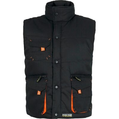 WORKTEAM Chaleco Future 0861fw M - Negro+naranja A.v. WORKTEAM Chaleco Future 0861fw M - Negro+naranja A.v.