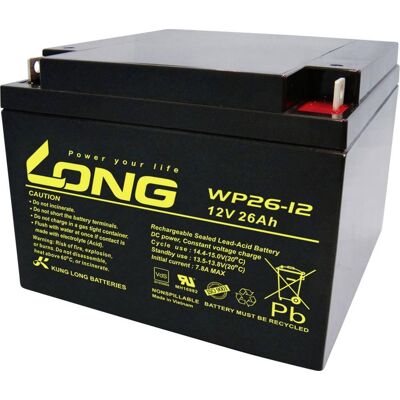 Long WP26-12 Batería 12V 26Ah AGM - Baterías Long WP26-12 Batería 12V 26Ah AGM - Baterías