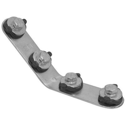 Conector de carril Walraven RapidRail 135° - Acero, Galvanizado, Premontado Conector de carril Walraven RapidRail 135° - Acero, Galvanizado, Premontado