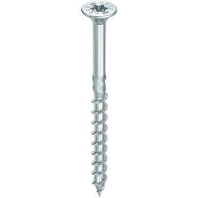 Tornillos Heco TD 6 x 60 Zincado en Azul - T-Drive Tornillos Heco TD 6 x 60 Zincado en Azul - T-Drive