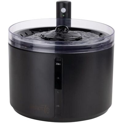 District 70 - FLOW Fuente de agua inalámbrica - Negro - 2,2L - Sensor de movimiento District 70 - FLOW Fuente de agua inalámbrica - Negro - 2,2L - Sensor de movimiento