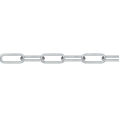 Cadena de acero Dörner+Helmer - 30m Zinc galvanizado enlaces redondos - Uso pesado Cadena de acero Dörner+Helmer - 30m Zinc galvanizado enlaces redondos - Uso pesado