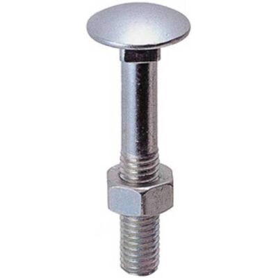 CAPALDO 100 X Bullone P/ferro E Legno Ttqs 12x 30mm Zincato Uni5732 CAPALDO 100 X Bullone P/ferro E Legno Ttqs 12x 30mm Zincato Uni5732