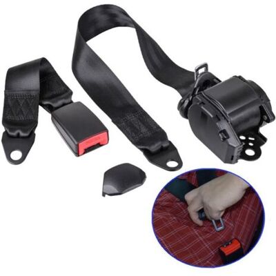SANS MARQUE Cinturón De Seguridad Automático Retráctil De 3 Puntos, De Poliéster, 4,8 Cm De Ancho, 3,8 M De Largo. Compatible Con Autobuses Y Camiones. SANS MARQUE Cinturón De Seguridad Automático Retráctil De 3 Puntos, De Poliéster, 4,8 Cm De Ancho, 3,8 M De Largo. Compatible Con Autobuses Y Camiones.