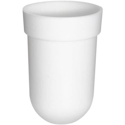 Recipiente de plástico Emco Polo para juego de cepillos de WC - 071500090 Recipiente de plástico Emco Polo para juego de cepillos de WC - 071500090