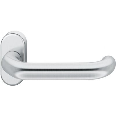Fsb - Juego de Manijas de Puerta con Roseta Ovalada - Muelle de Elevación - Acero Inoxidable Fsb - Juego de Manijas de Puerta con Roseta Ovalada - Muelle de Elevación - Acero Inoxidable