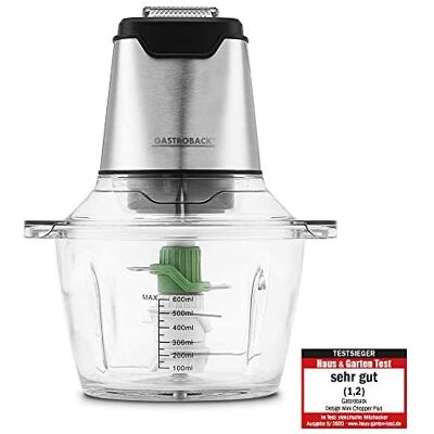 Gastroback 40961 - Acero inoxidable, Transparente - Picadora eléctrica de alimentos Gastroback 40961 - Acero inoxidable, Transparente - Picadora eléctrica de alimentos