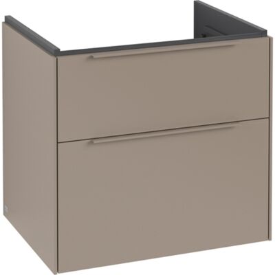 Villeroy & Boch Subway 3.0 Gabinete de Pared - Taupe, Iluminación LED, Cierre Suave Villeroy & Boch Subway 3.0 Gabinete de Pared - Taupe, Iluminación LED, Cierre Suave