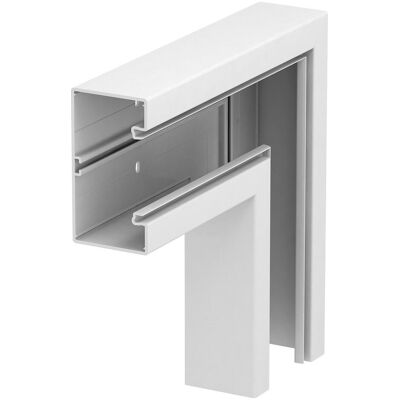 Soporte de ángulo blanco OBO Bettermann - 70x130mm PVC Accesorio de sistema Soporte de ángulo blanco OBO Bettermann - 70x130mm PVC Accesorio de sistema