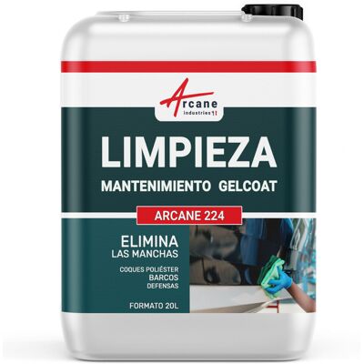 ARCANE INDUSTRIES Limpieza Mantenimiento Gelcoat - Limpiador Para Cascos De Poliéster, Cubierta De Gelcoat, Defensas. Mantenimiento De Barcos ARCANE INDUSTRIES Limpieza Mantenimiento Gelcoat - Limpiador Para Cascos De Poliéster, Cubierta De Gelcoat, Defensas. Mantenimiento De Barcos