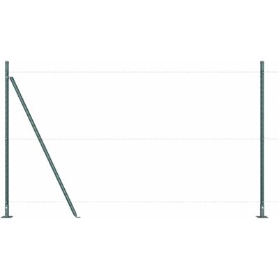 Conjunto de Postes de Cercado VidaXL 52 Verde Concreto Conjunto de Postes de Cercado VidaXL 52 Verde Concreto