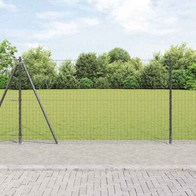 Postes de Cercas de Acero Galvanizado VidaXL 26 piezas Ø32mm 68.5cm Postes de Cercas de Acero Galvanizado VidaXL 26 piezas Ø32mm 68.5cm