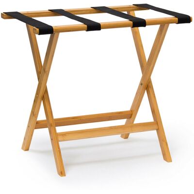 VIVOL Relaxdays - Estante Para Equipaje Con 4 Correas, Medidas: 50 X 60 X 37,5 Cm, 1,7 Kg, Bambú VIVOL Relaxdays - Estante Para Equipaje Con 4 Correas, Medidas: 50 X 60 X 37,5 Cm, 1,7 Kg, Bambú