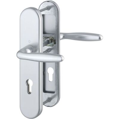 Hoppe Verona Conjunto de protección de aluminio para puerta - Juego de manijas de puerta Hoppe Verona Conjunto de protección de aluminio para puerta - Juego de manijas de puerta