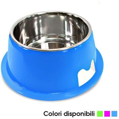 Plato de metal modular para mascotas - 19x8cm - Varios colores Plato de metal modular para mascotas - 19x8cm - Varios colores