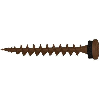 Tornillo aislado IPS 80 Celo marrón sepia - Tornillo para placas aislantes Tornillo aislado IPS 80 Celo marrón sepia - Tornillo para placas aislantes