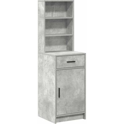 vidaXL Salva de MDF de Hormigón Gris - Aparador vidaXL Salva de MDF de Hormigón Gris - Aparador