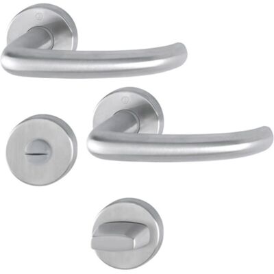 Conjunto de manillas para puertas interiores Hoppe San Francisco - 37-42mm Conjunto de manillas para puertas interiores Hoppe San Francisco - 37-42mm