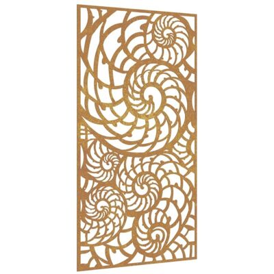 Adorno De Pared De Jardín Acero Corten Diseño Conchas 105x55 Cm Vidaxl Adorno De Pared De Jardín Acero Corten Diseño Conchas 105x55 Cm Vidaxl