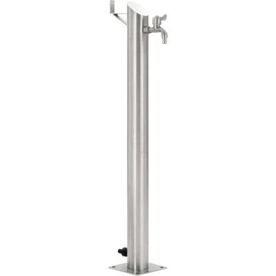 Columna de agua de jardín de acero inoxidable de 95cm vidaXL Columna de agua de jardín de acero inoxidable de 95cm vidaXL