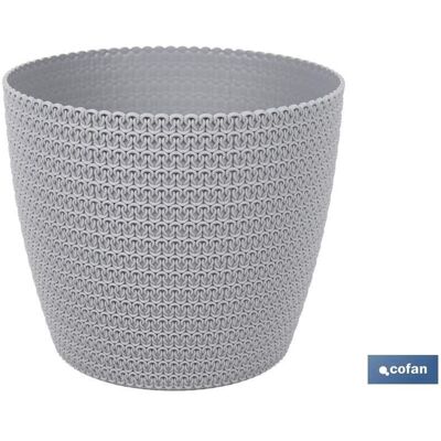 Cofan - Maceta O Macetero Trenzada Color Gris Claro Pp Ø 306 X 262 Mm 15,6 L Caja 5 Unid. Cofan - Maceta O Macetero Trenzada Color Gris Claro Pp Ø 306 X 262 Mm 15,6 L Caja 5 Unid.