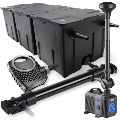 WILTEC Sunsun 3 Cámaras Filtro 90000l 72w Uvc Clarificador Neo10000 80w Bomba Fuente Jardin WILTEC Sunsun 3 Cámaras Filtro 90000l 72w Uvc Clarificador Neo10000 80w Bomba Fuente Jardin