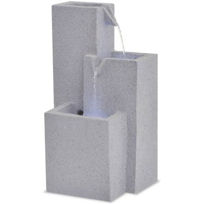 Fuente de interior de poli-resina vidaXL con LED relajante Fuente de interior de poli-resina vidaXL con LED relajante
