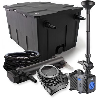 WILTEC Set Filtro Estanques 60000l 36w Uvc Clarificador Neo10000 80w Bomba Tubo Fuente WILTEC Set Filtro Estanques 60000l 36w Uvc Clarificador Neo10000 80w Bomba Tubo Fuente